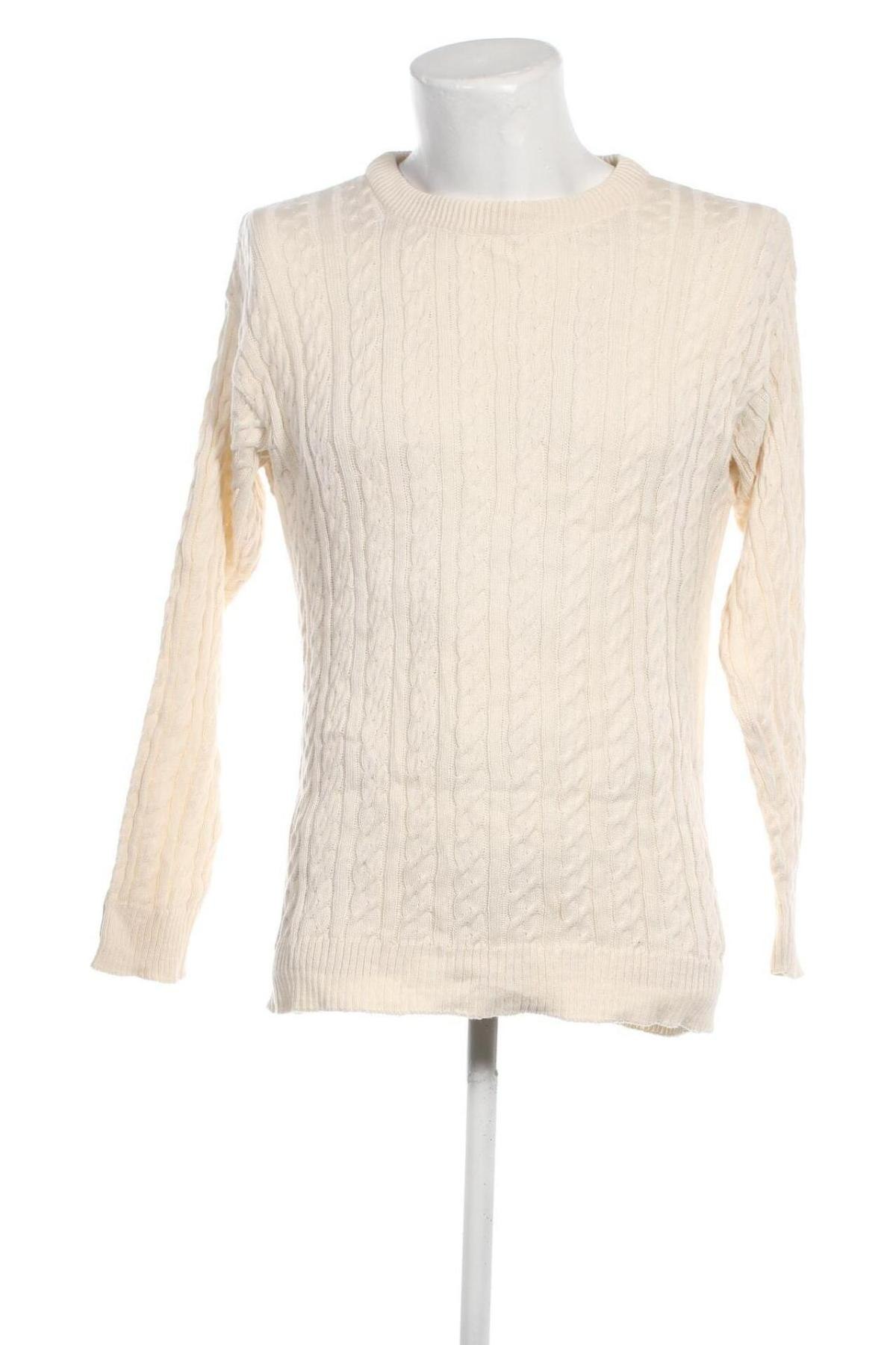 Ανδρικό πουλόβερ, Μέγεθος M, Χρώμα  Μπέζ, Τιμή 4,49 €