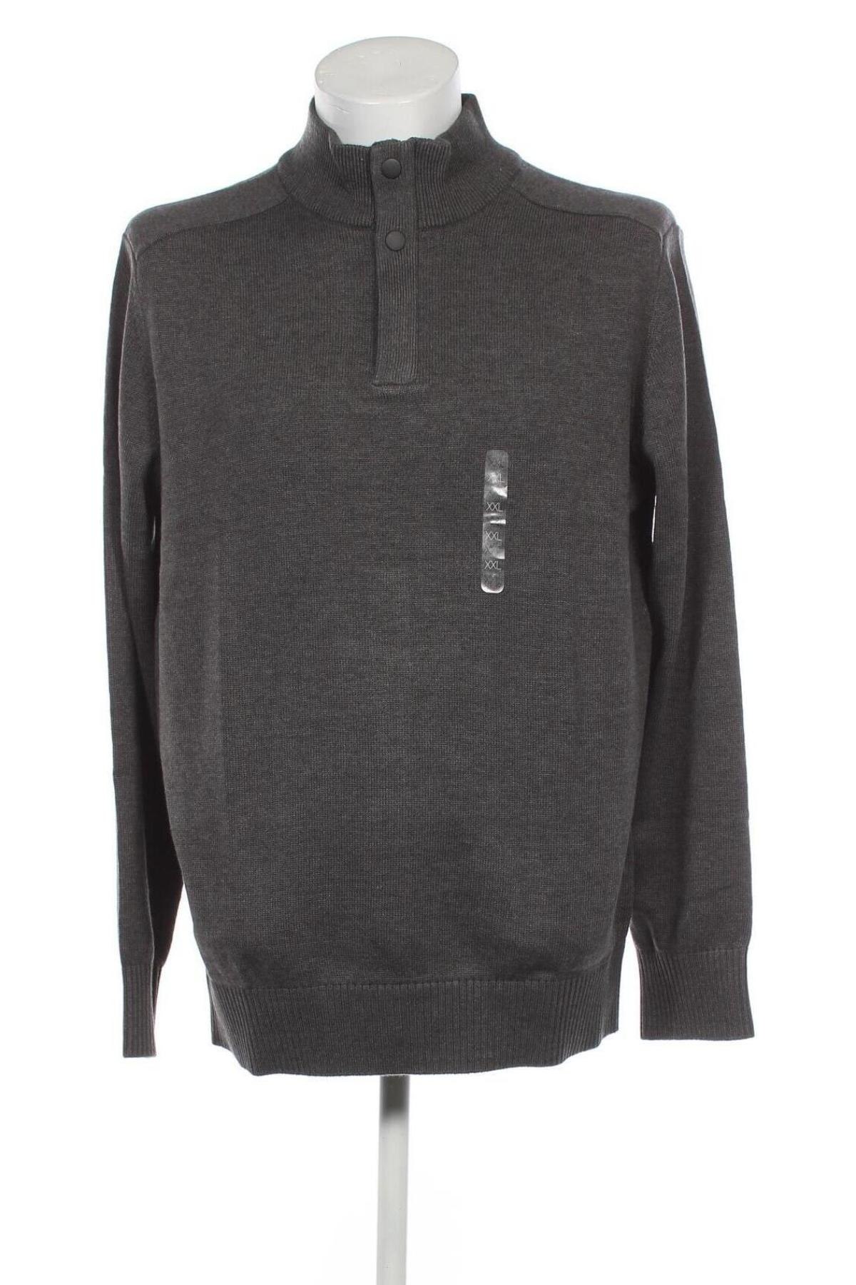 Мъжки пуловер Celio, Размер XXL, Цвят Сив, Цена 14,72 лв.