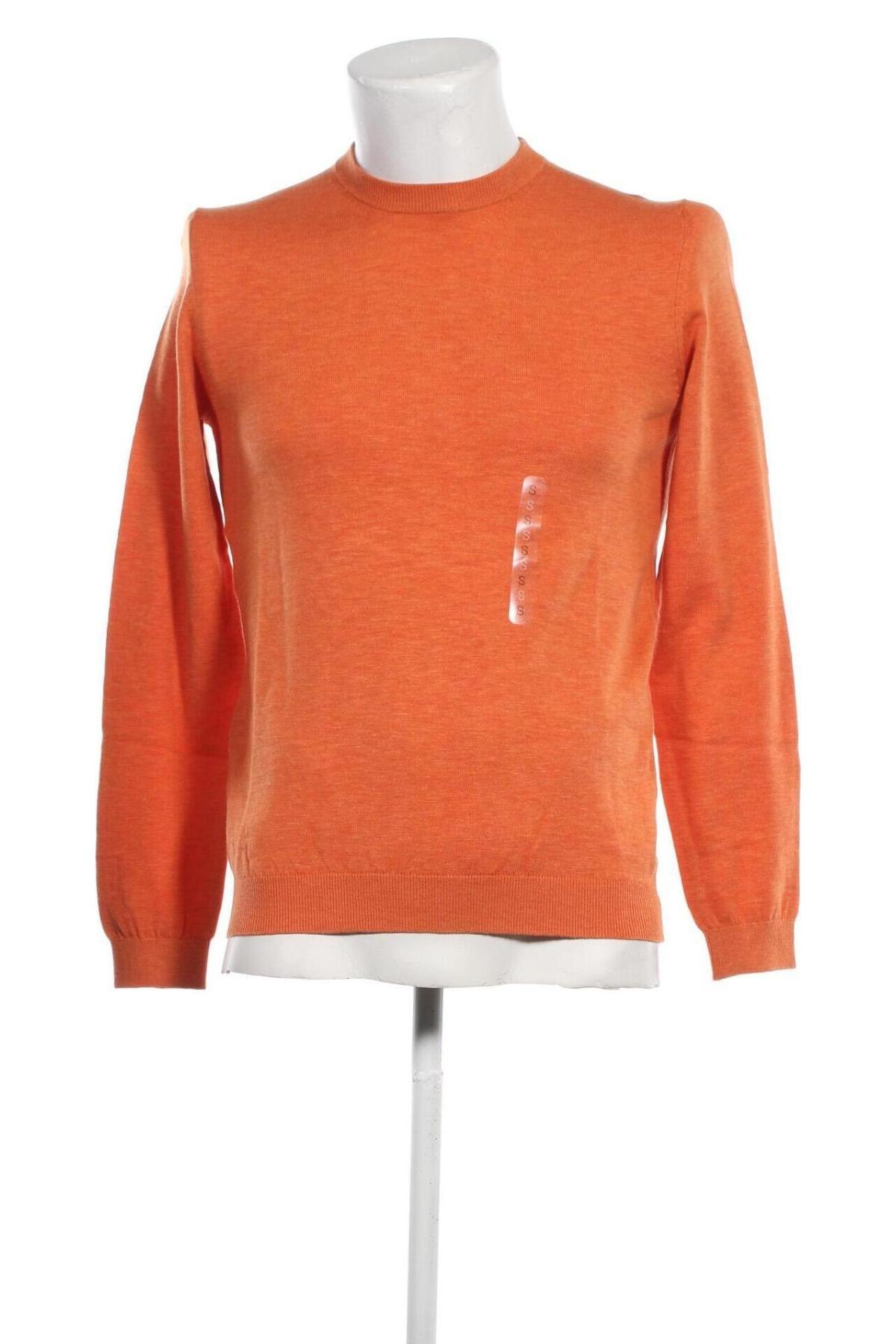 Мъжки пуловер Celio, Размер S, Цвят Оранжев, Цена 13,80 лв.