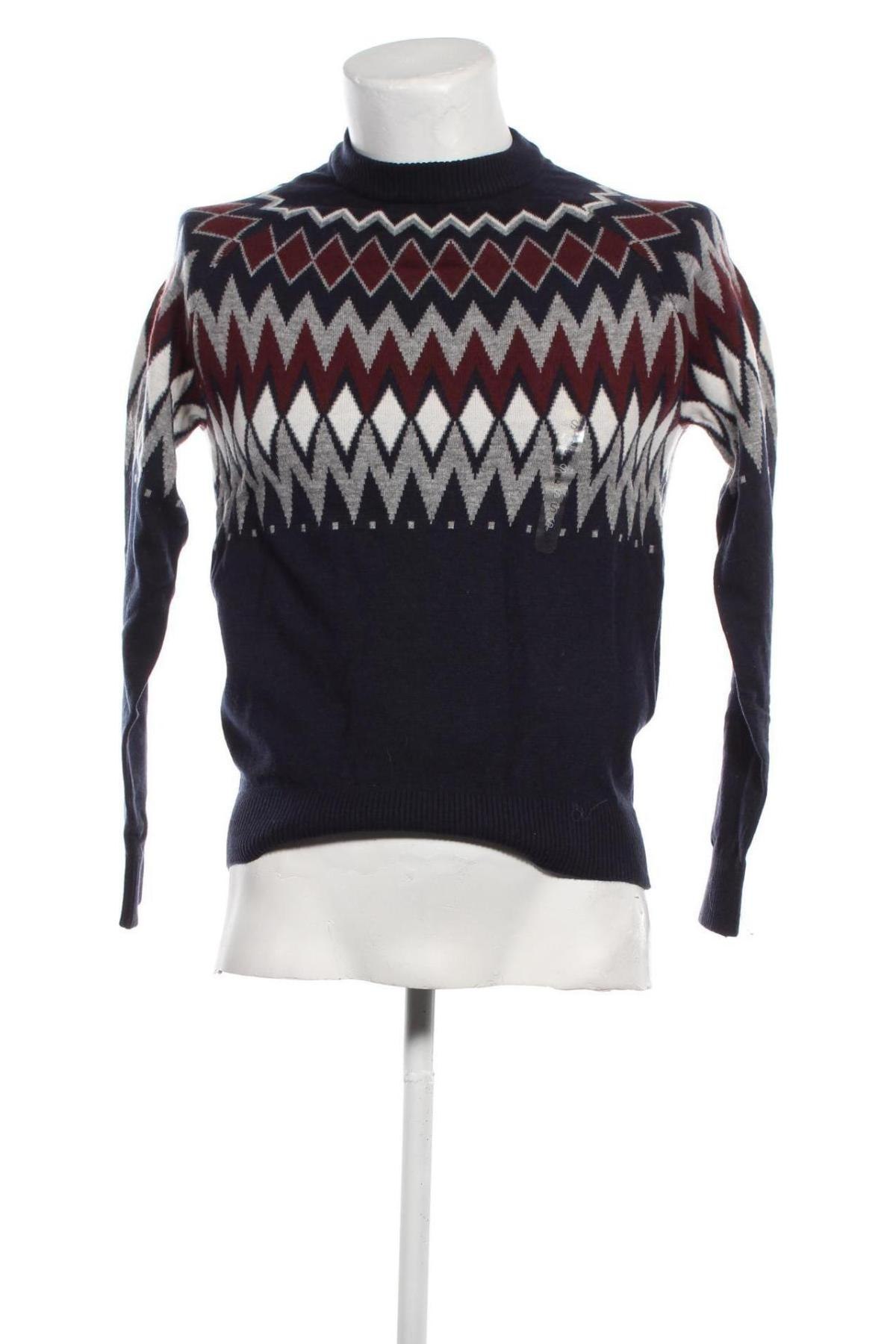 Мъжки пуловер Celio, Размер S, Цвят Син, Цена 13,80 лв.