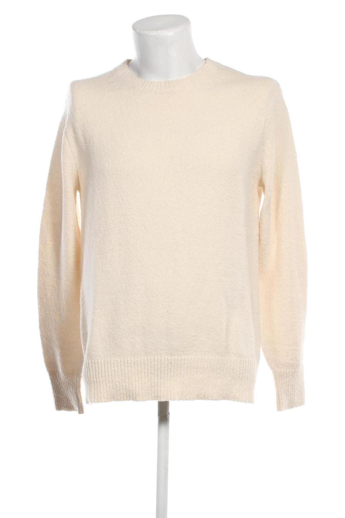 Herrenpullover Dan Fox X About You, Größe M, Farbe Ecru, Preis € 14,84