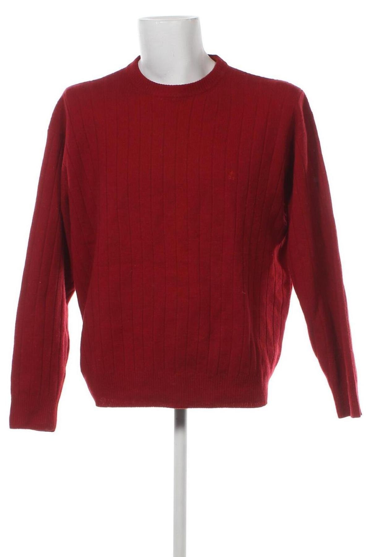 Мъжки пуловер Daniel Hechter, Размер L, Цвят Червен, Цена 22,44 лв.