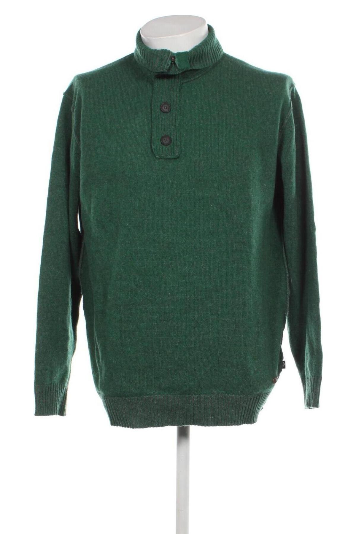 Ανδρικό πουλόβερ Engbers, Μέγεθος XL, Χρώμα Πράσινο, Τιμή 5,44 €