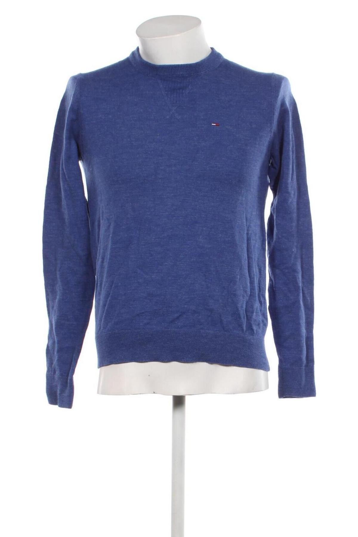 Мъжки пуловер Hilfiger Denim, Размер M, Цвят Син, Цена 191,00 лв.
