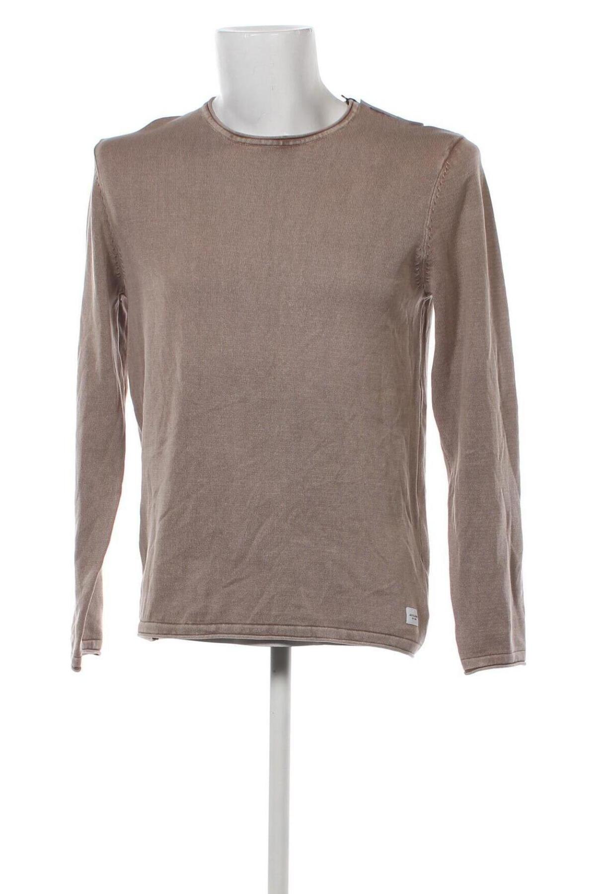 Herrenpullover Jack & Jones, Größe S, Farbe Beige, Preis € 12,27