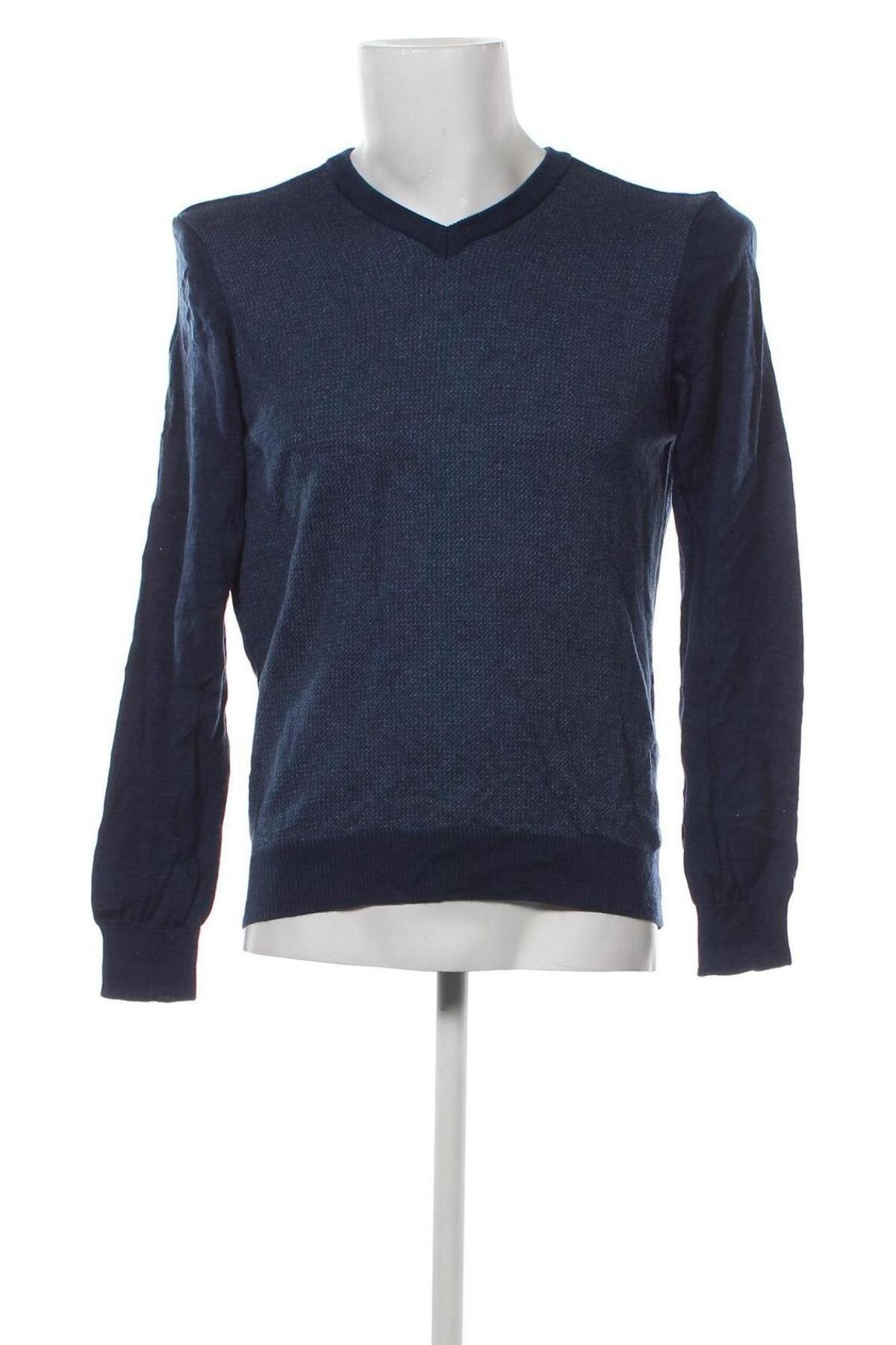 Мъжки пуловер Maerz Muenchen, Размер L, Цвят Син, Цена 17,00 лв.
