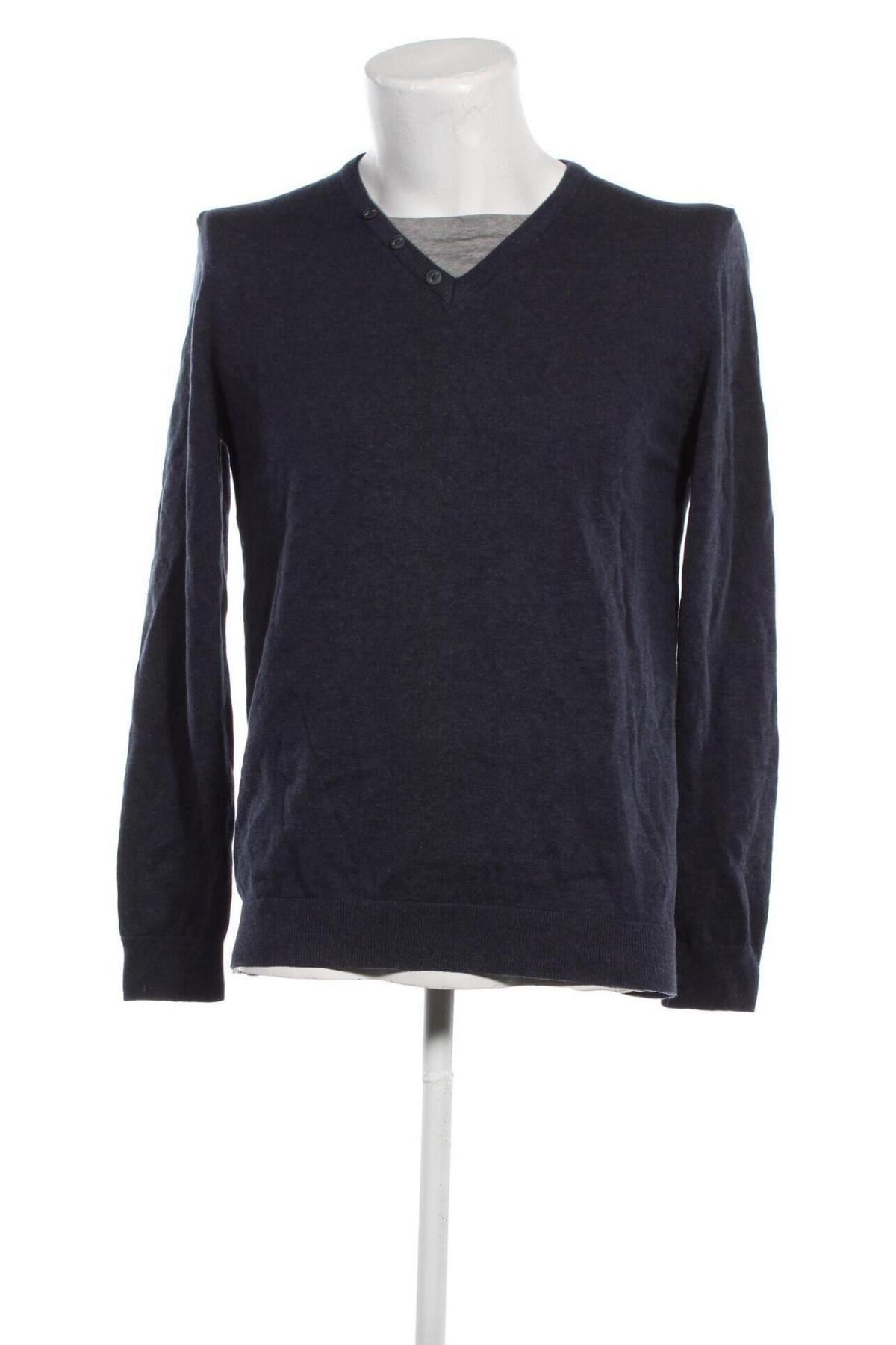 Мъжки пуловер S.Oliver, Размер M, Цвят Син, Цена 6,48 лв.