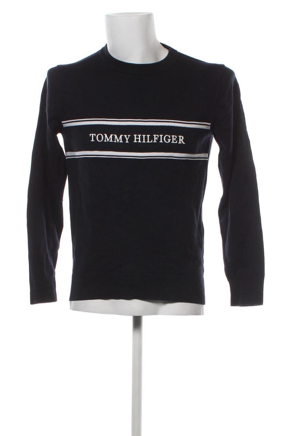 Pulover de bărbați Tommy Hilfiger, Mărime S, Culoare Albastru, Preț 628,29 Lei