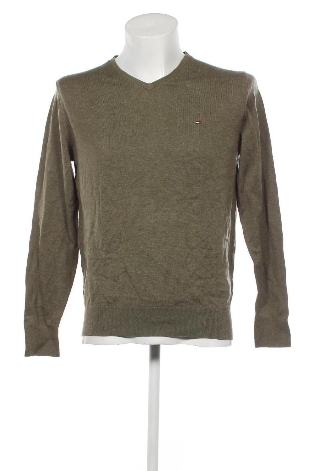 Ανδρικό πουλόβερ Tommy Hilfiger, Μέγεθος L, Χρώμα Πράσινο, Τιμή 29,54 €