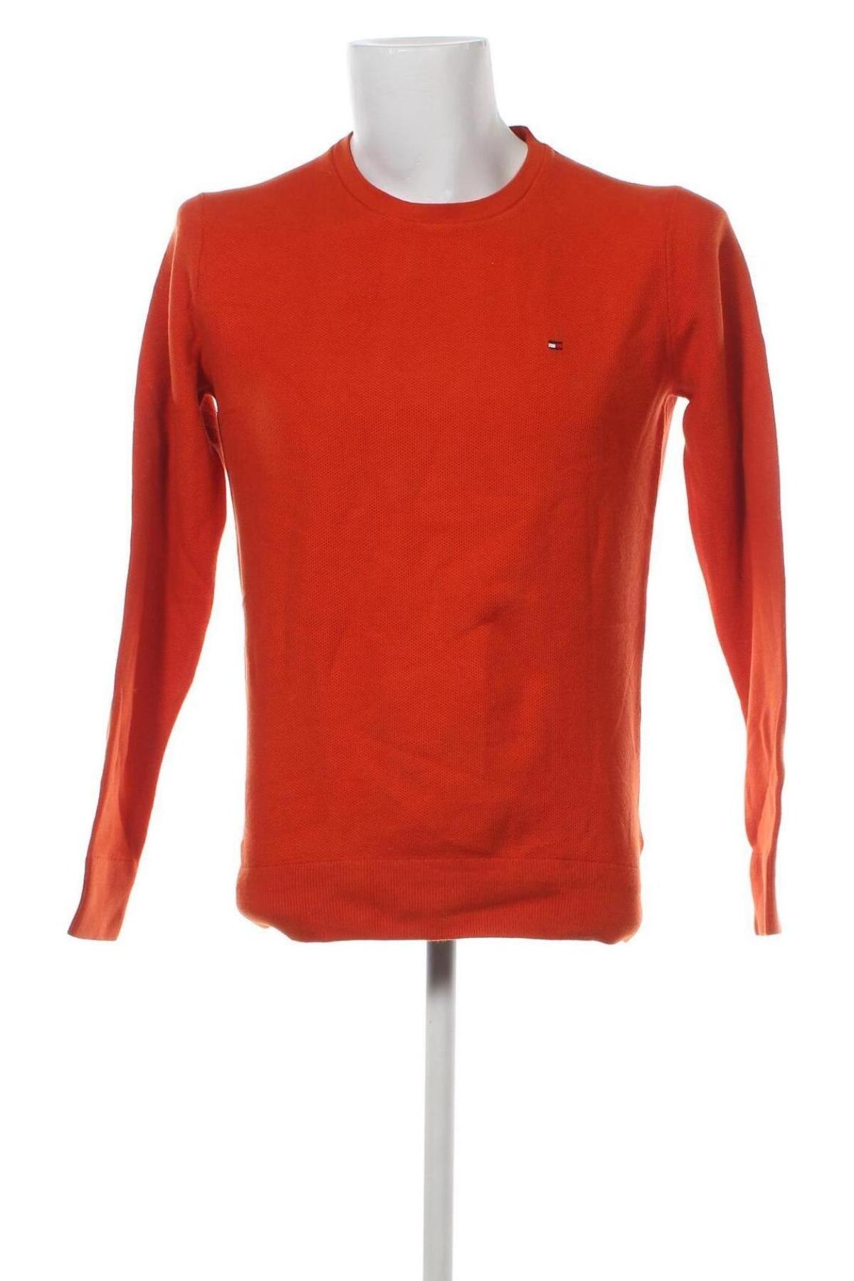 Мъжки пуловер Tommy Hilfiger, Размер L, Цвят Оранжев, Цена 57,30 лв.