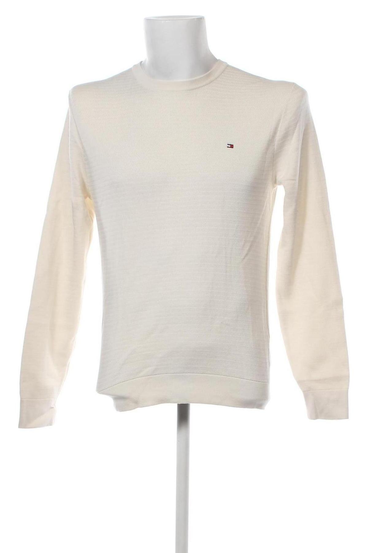 Мъжки пуловер Tommy Hilfiger, Размер M, Цвят Екрю, Цена 51,57 лв.
