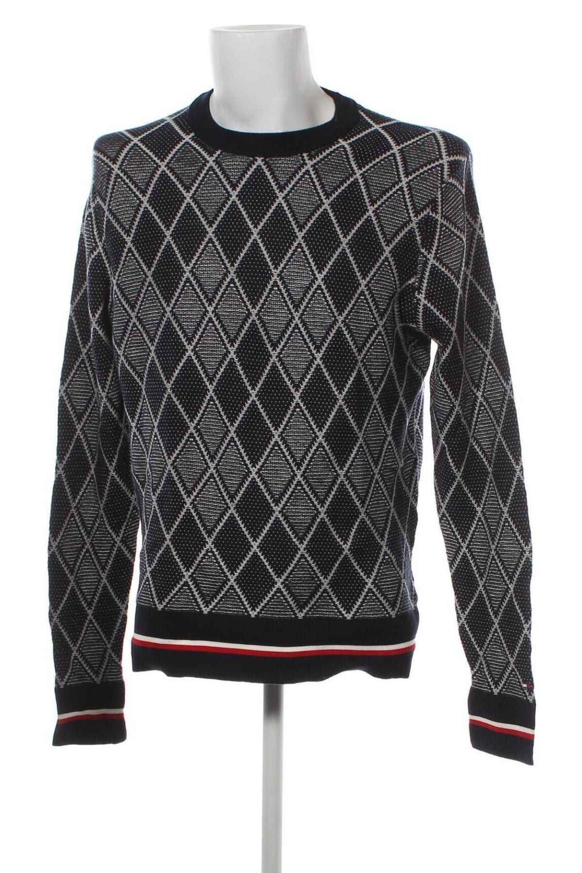 Мъжки пуловер Tommy Hilfiger, Размер XXL, Цвят Син, Цена 191,00 лв.