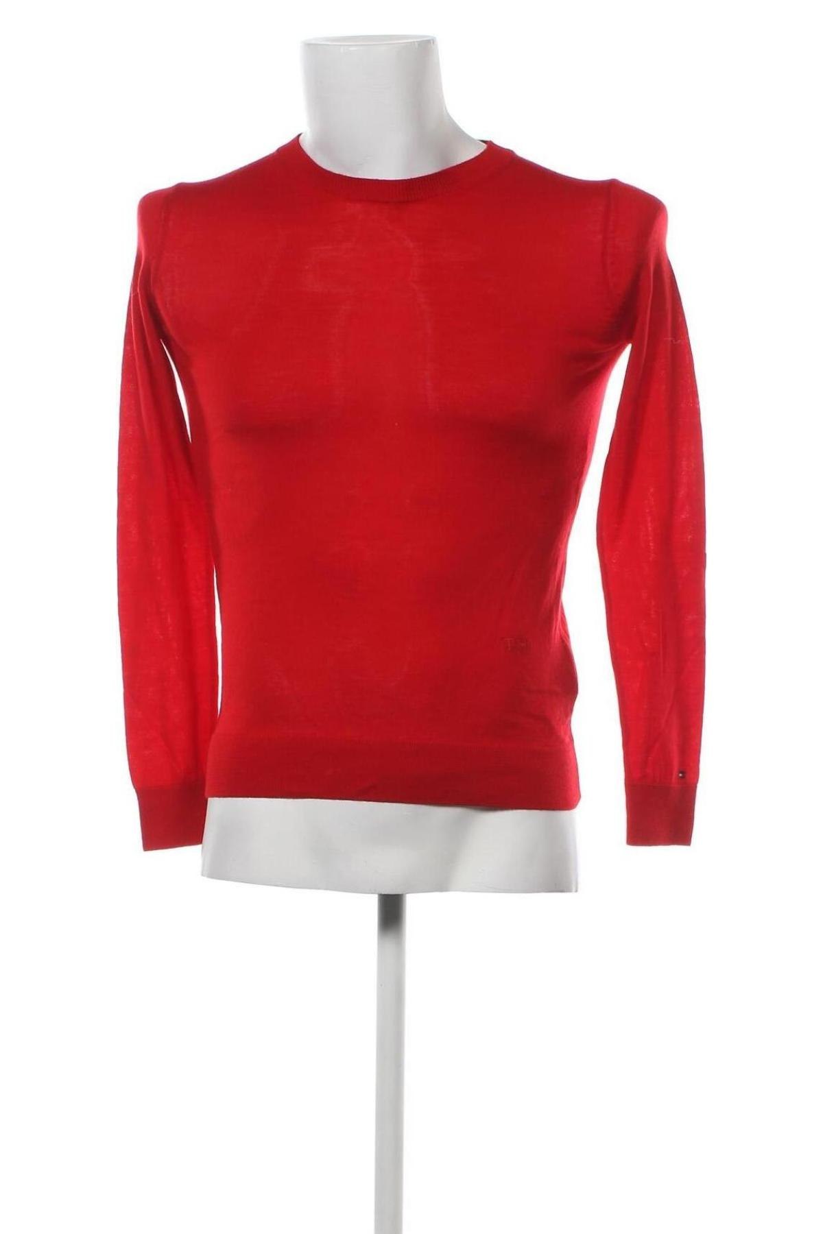 Мъжки пуловер Tommy Hilfiger, Размер XS, Цвят Червен, Цена 191,00 лв.