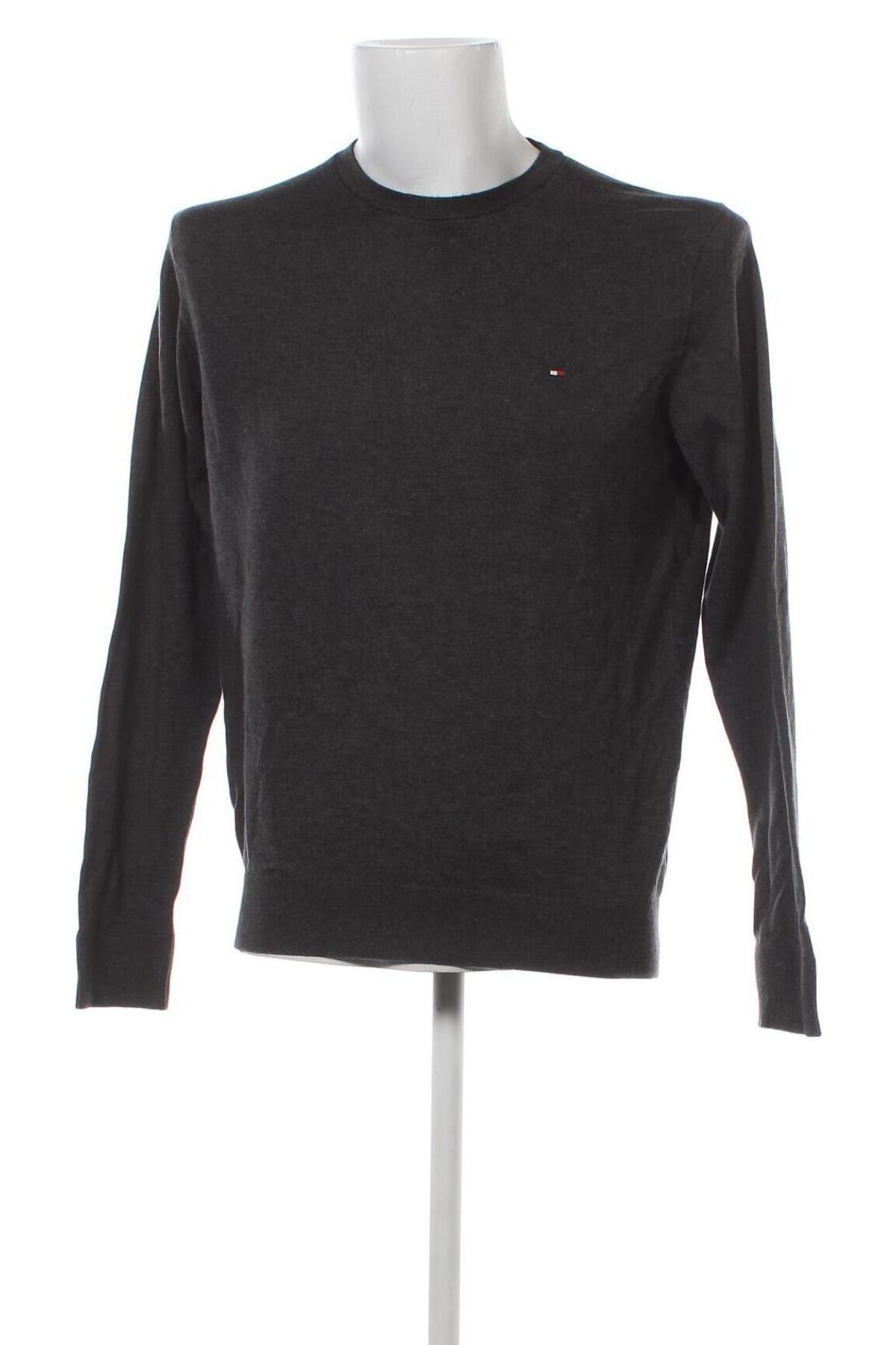 Мъжки пуловер Tommy Hilfiger, Размер L, Цвят Сив, Цена 51,57 лв.