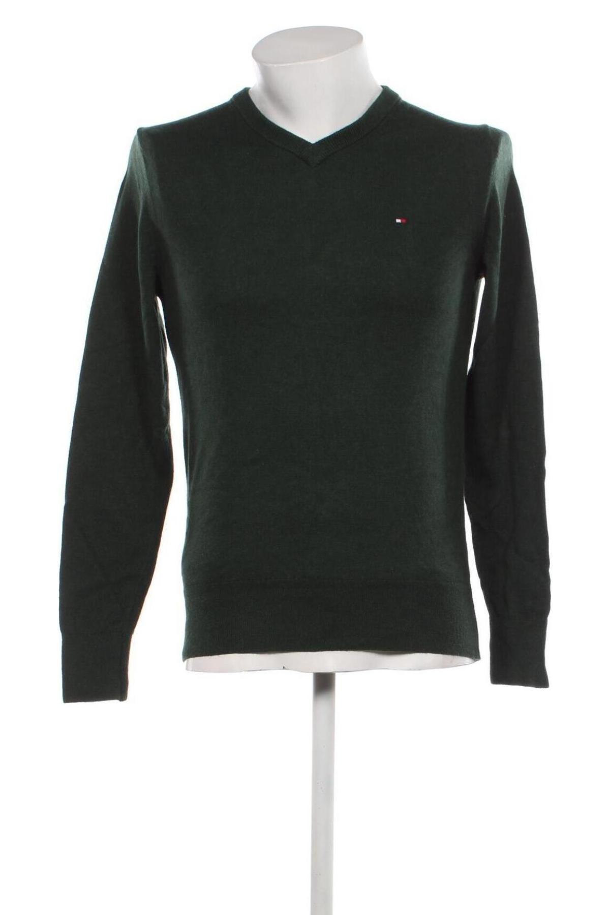Мъжки пуловер Tommy Hilfiger, Размер S, Цвят Зелен, Цена 191,00 лв.
