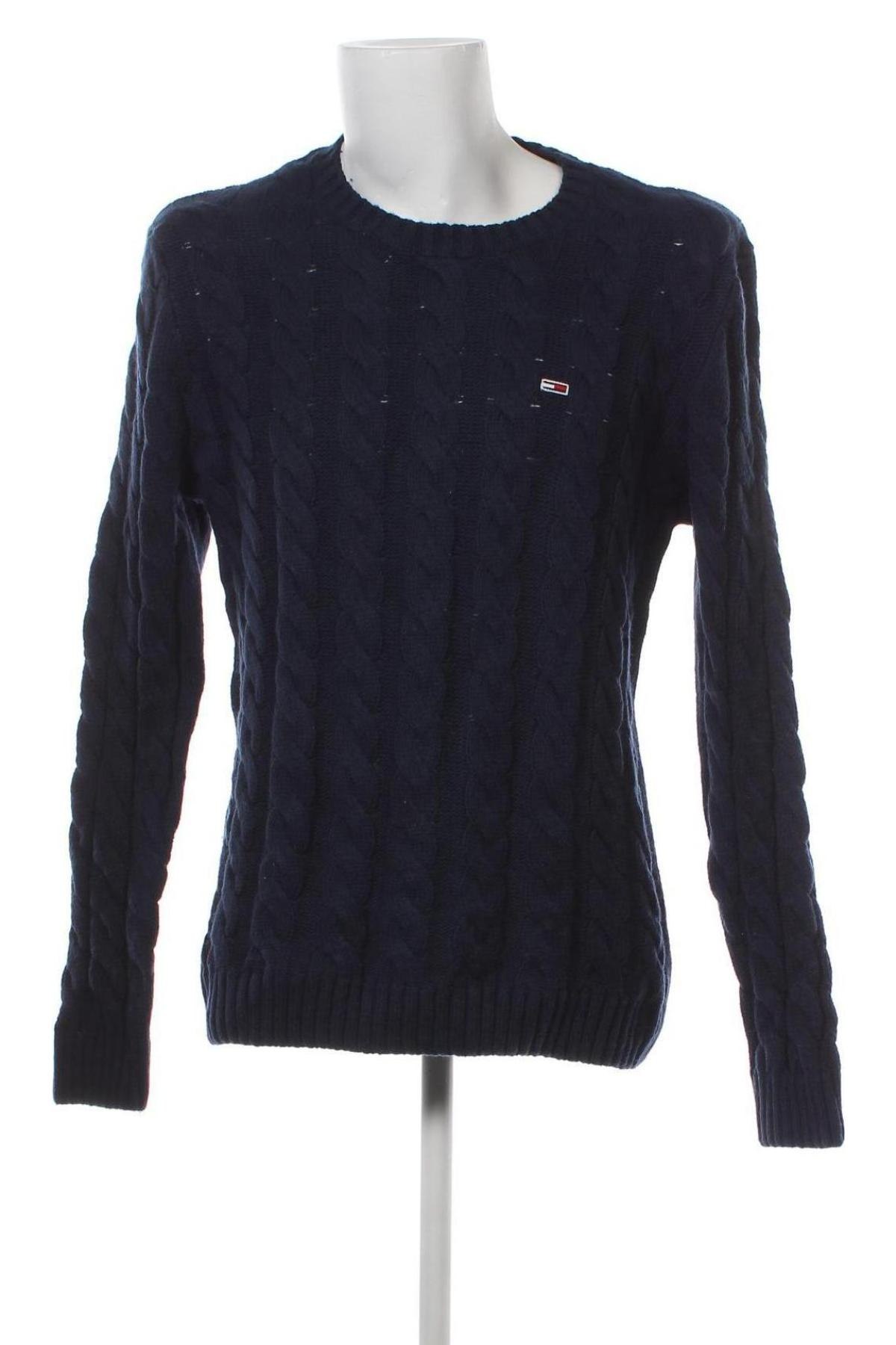 Herrenpullover Tommy Jeans, Größe XL, Farbe Blau, Preis 26,58 €