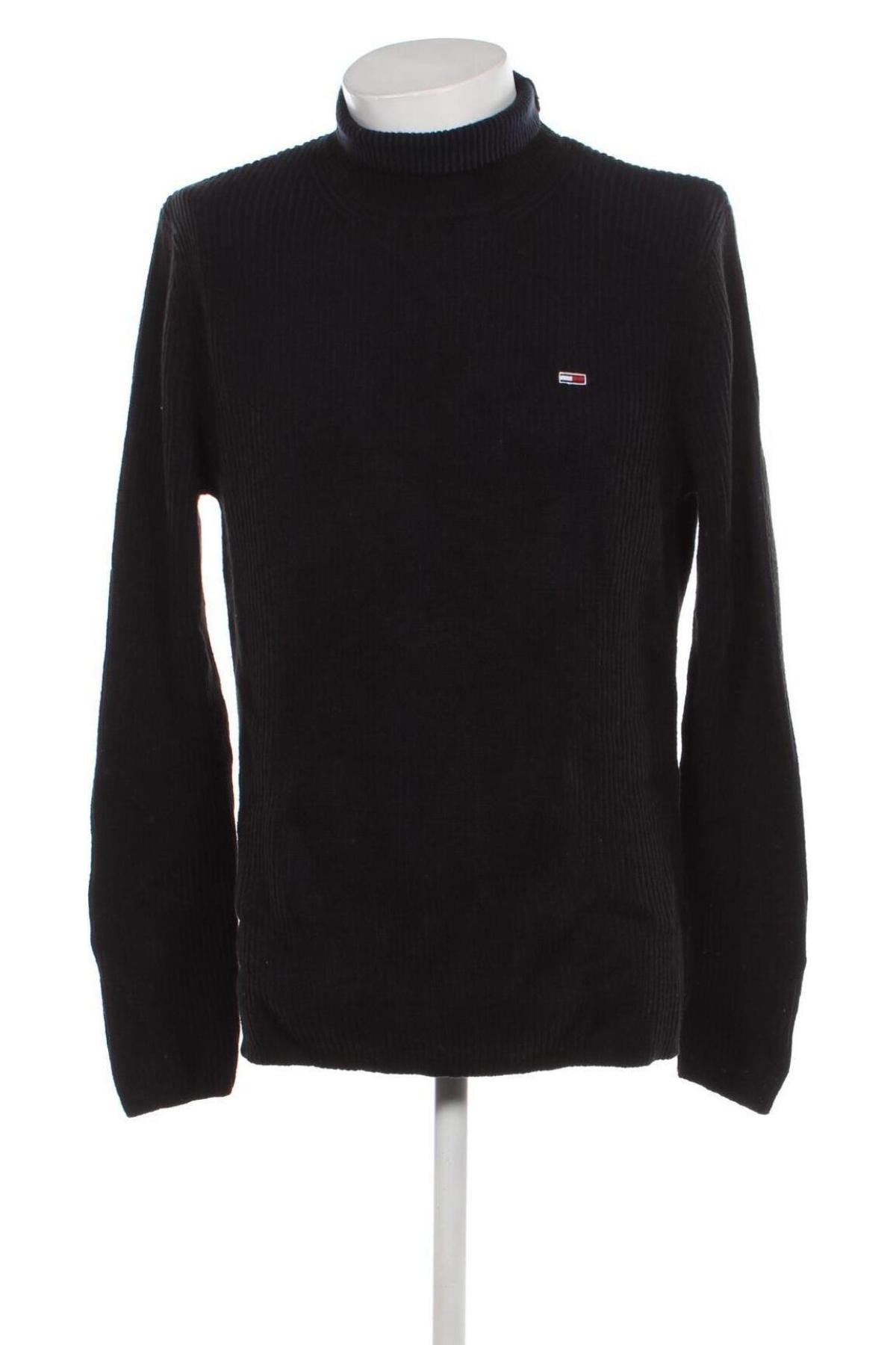 Ανδρικό πουλόβερ Tommy Jeans, Μέγεθος L, Χρώμα Μαύρο, Τιμή 118,14 €