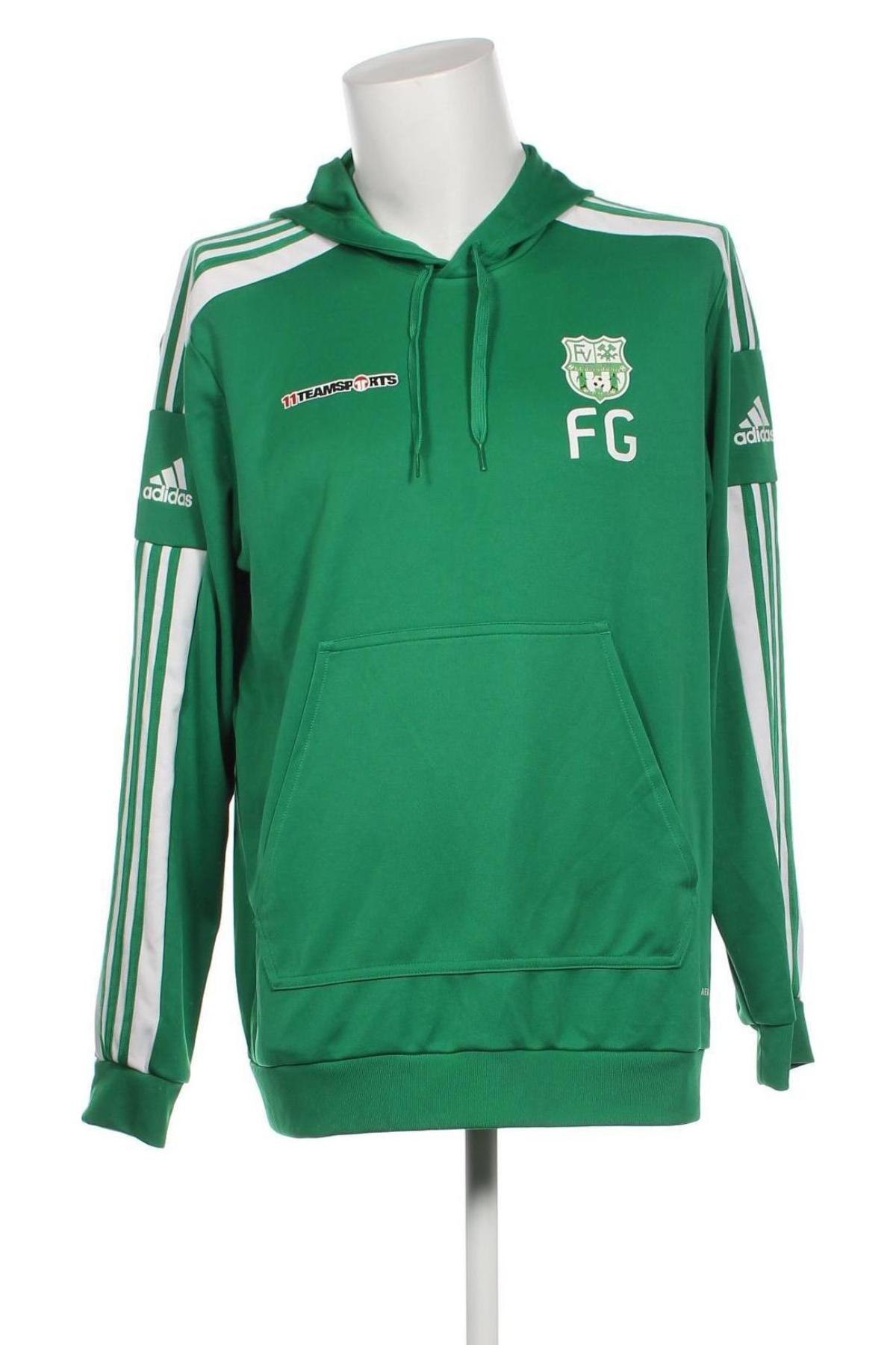Herren Sweatshirt Adidas, Größe XL, Farbe Grün, Preis € 23,07