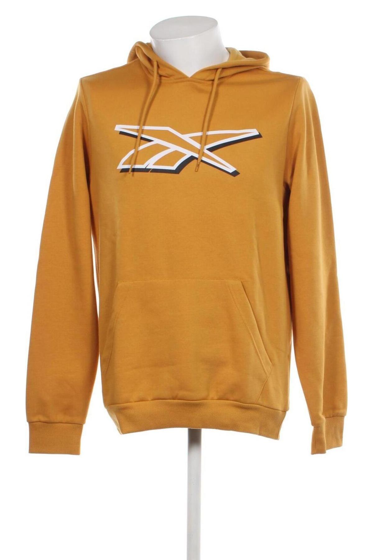 Herren Sweatshirt Reebok, Größe M, Farbe Gelb, Preis 9,05 €