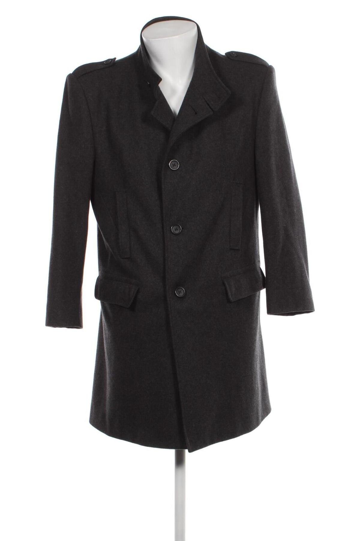 Мъжко палто, Размер L, Цвят Сив, Цена 70,63 лв.
