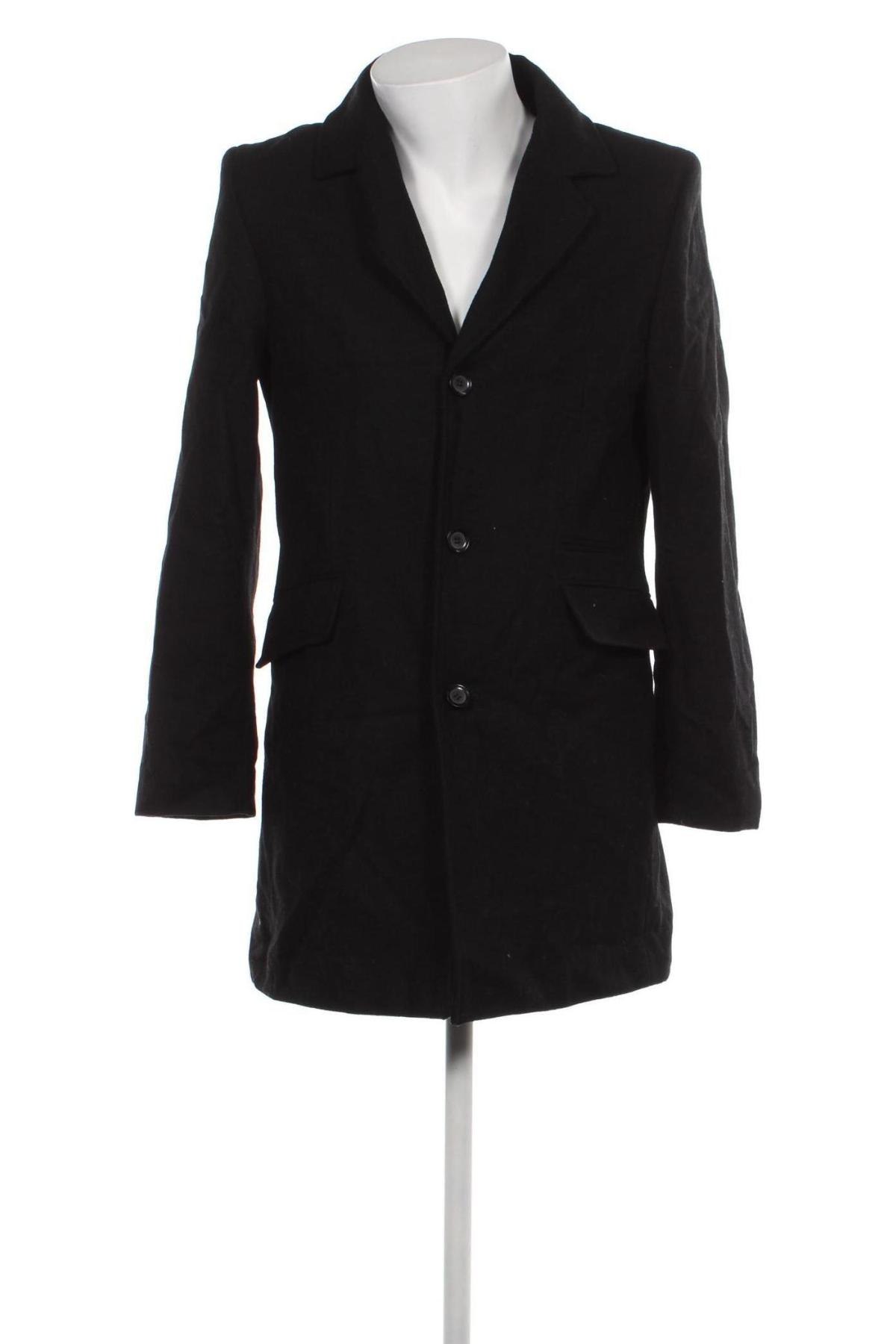Ανδρικά παλτό Clockhouse, Μέγεθος S, Χρώμα Μαύρο, Τιμή 23,17 €