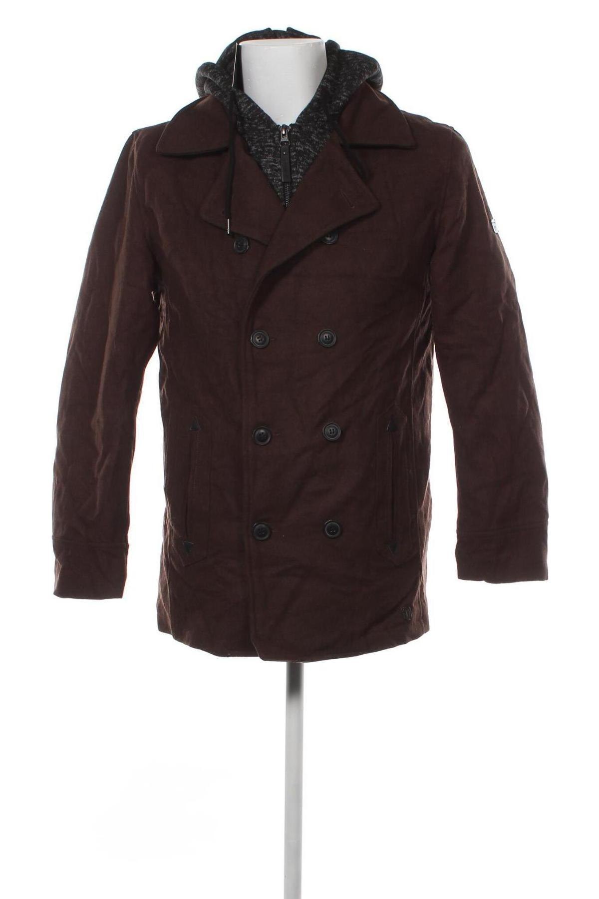 Ανδρικά παλτό Indigo, Μέγεθος L, Χρώμα Καφέ, Τιμή 37,24 €