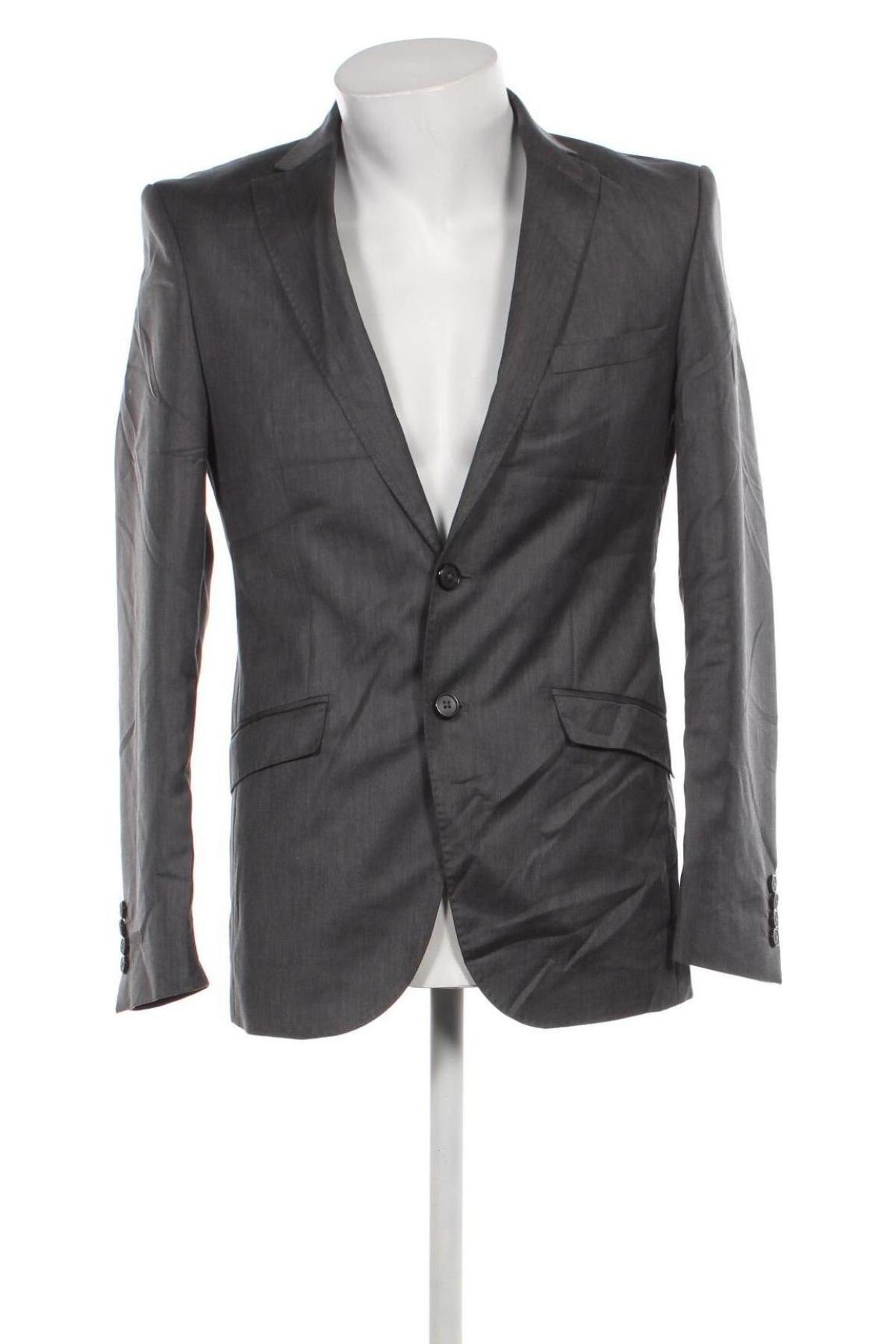 Мъжко сако Zara Man, Размер M, Цвят Сив, Цена 9,75 лв.