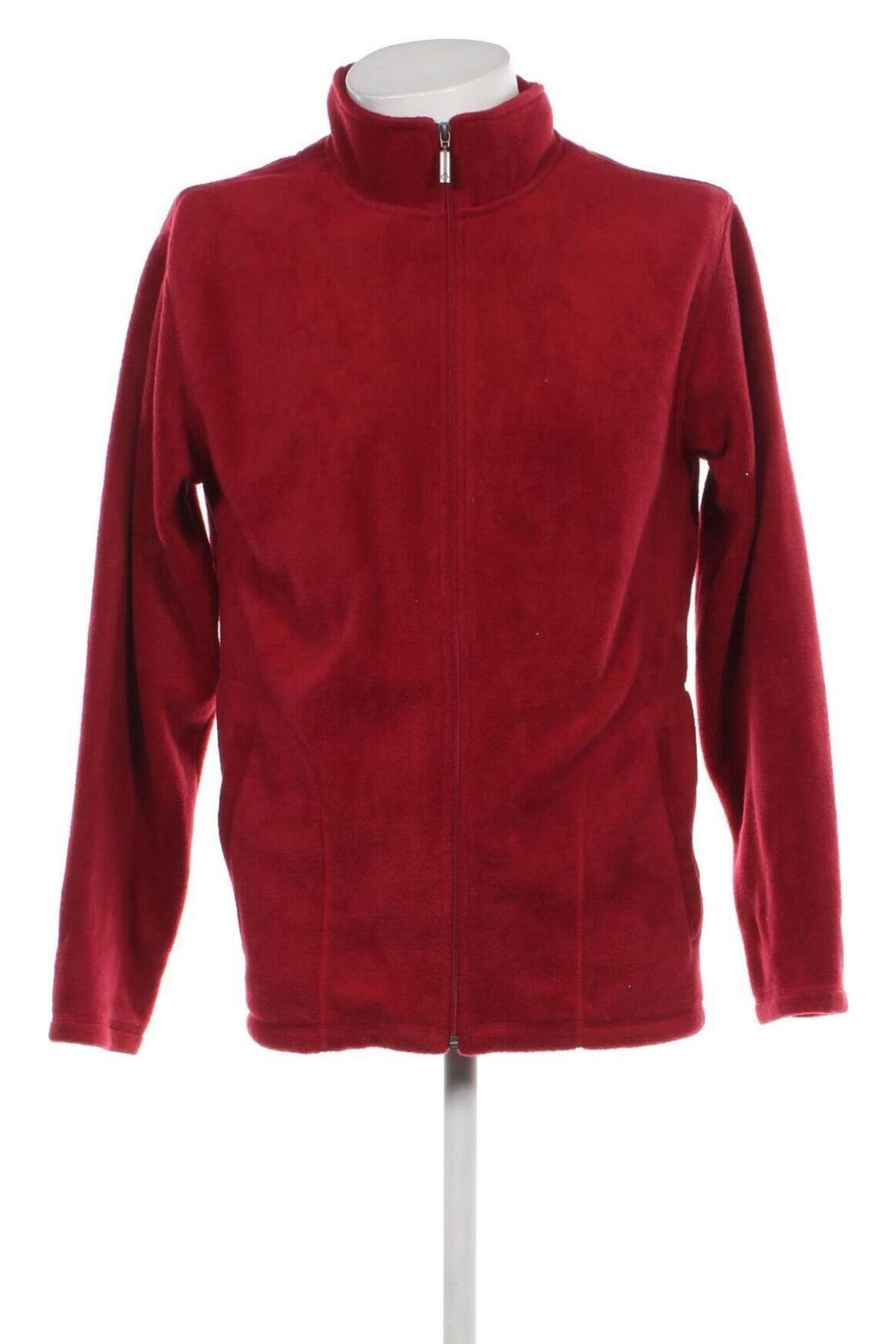 Ανδρική ζακέτα fleece Canda, Μέγεθος L, Χρώμα Κόκκινο, Τιμή 24,12 €