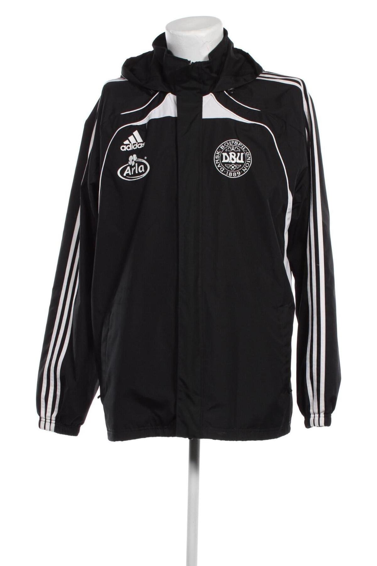 Ανδρικό αθλητικό μπουφάν Adidas, Μέγεθος XXL, Χρώμα Μαύρο, Τιμή 56,27 €