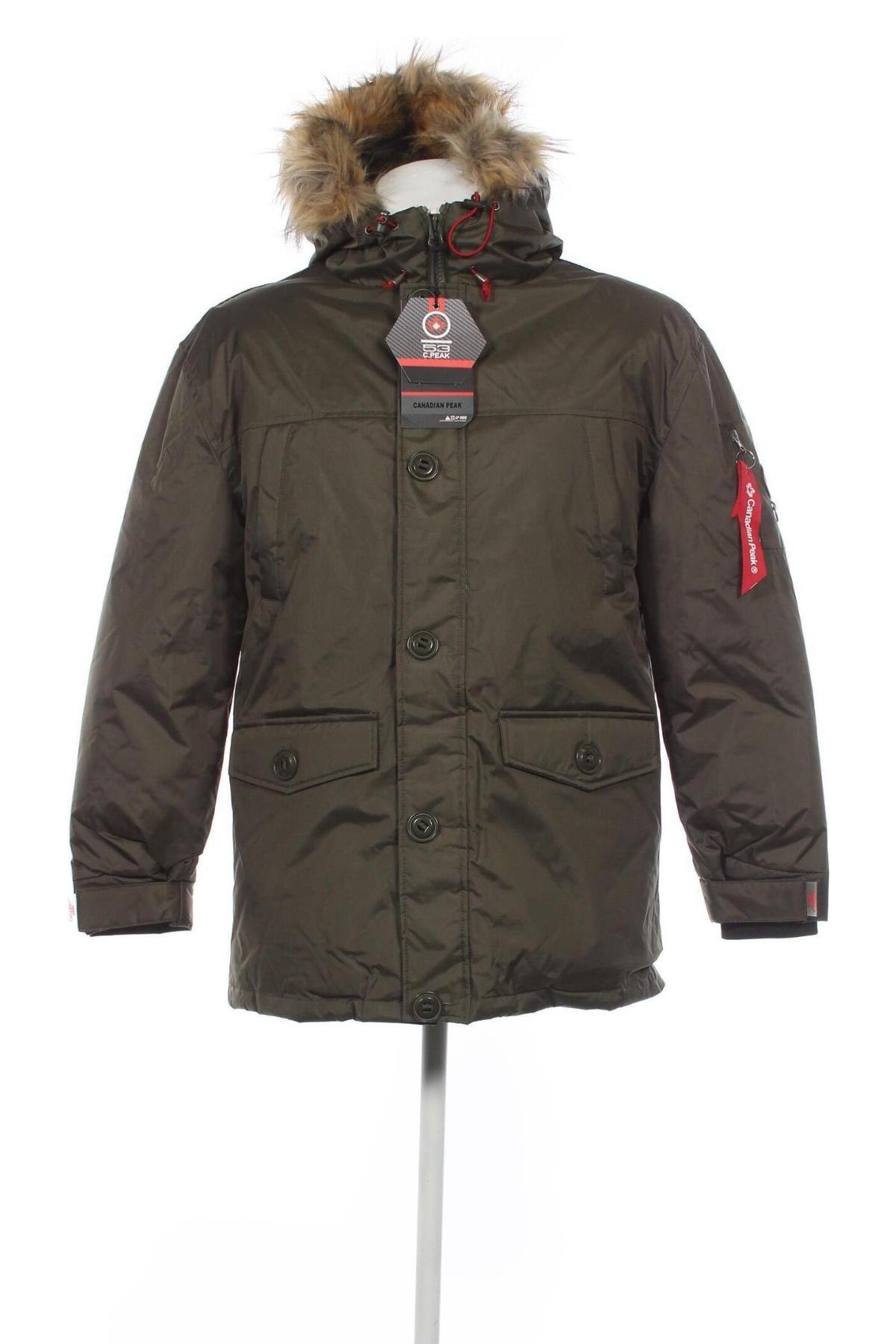 Herrenjacke Canadian Peak, Größe S, Farbe Grün, Preis € 61,24