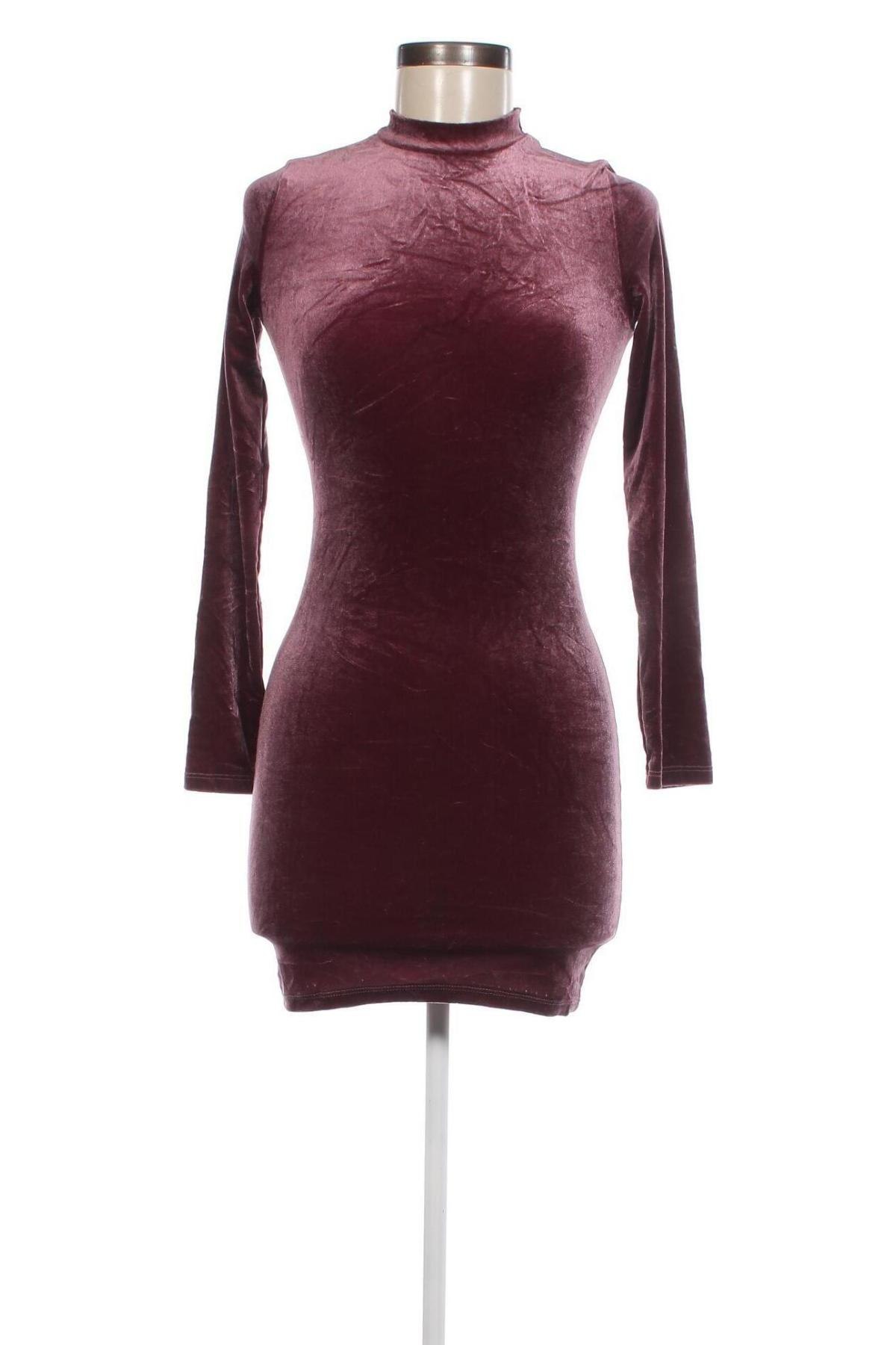 Kleid Bershka, Größe XS, Farbe Lila, Preis € 3,43
