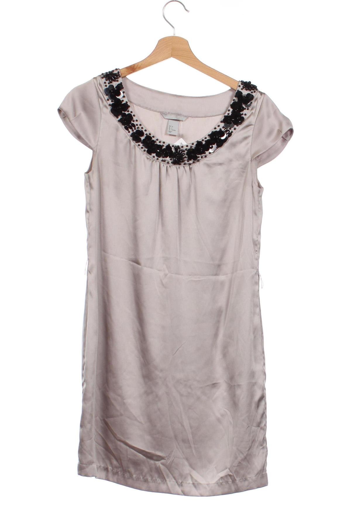 Kleid H&M, Größe XS, Farbe Beige, Preis 6,05 €