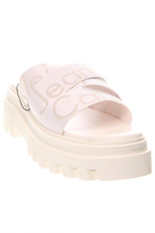 Papuci Calvin Klein Jeans, Mărime 41, Culoare Ecru, Preț 267,99 Lei