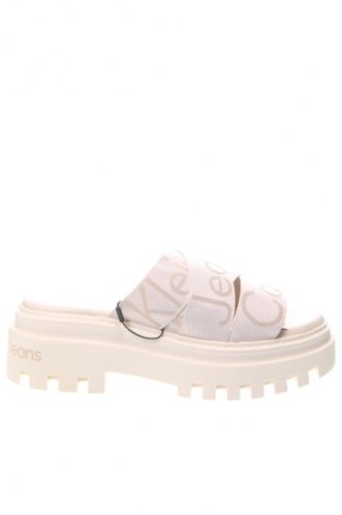 Pantofle Calvin Klein Jeans, Velikost 38, Barva Krémová, Cena  2 379,00 Kč