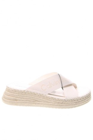 Pantolette Calvin Klein Jeans, Größe 38, Farbe Ecru, Preis 114,99 €