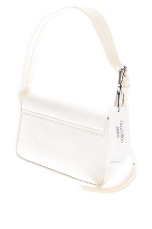 Γυναικεία τσάντα Calvin Klein Jeans, Χρώμα Εκρού, Τιμή 53,99 €