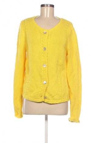 Damen Strickjacke Oui, Größe M, Farbe Gelb, Preis 42,99 €