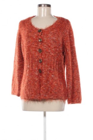 Damen Strickjacke Per Una By Marks & Spencer, Größe L, Farbe Orange, Preis 5,99 €