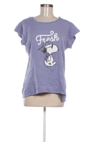 Damski T-shirt Peanuts, Rozmiar XL, Kolor Fioletowy, Cena 53,93 zł