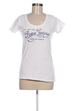 Tricou de femei Pepe Jeans, Mărime M, Culoare Alb, Preț 68,88 Lei