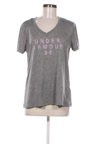 Damen T-Shirt Under Armour, Größe L, Farbe Grau, Preis € 7,99