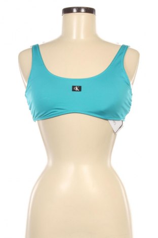 Дамски бански Calvin Klein, Размер M, Цвят Зелен, Цена 82,99 лв.