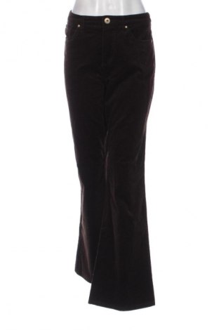 Pantaloni de velvet de femei Street One, Mărime XL, Culoare Maro, Preț 47,99 Lei