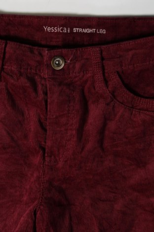 Pantaloni de velvet de femei Yessica, Mărime M, Culoare Roșu, Preț 94,99 Lei