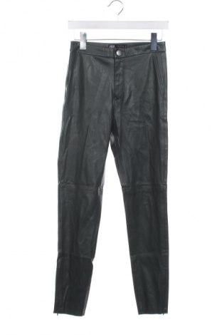 Damenhose Zara, Größe S, Farbe Grün, Preis 15,35 €