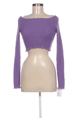 Pulover de femei Pull&Bear, Mărime S, Culoare Mov, Preț 150,99 Lei