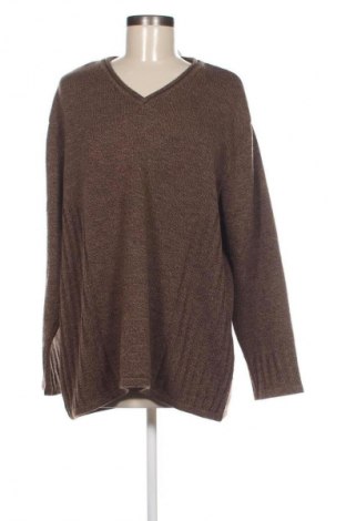 Damenpullover Ulla Popken, Größe XXL, Farbe Braun, Preis 10,99 €