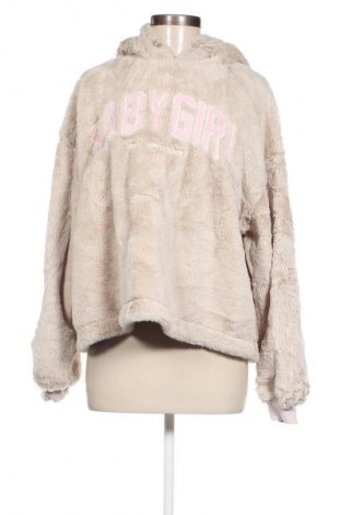 Damen Sweatshirt Bershka, Größe L, Farbe Beige, Preis 20,99 €