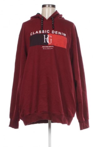 Damen Sweatshirt Highlander, Größe 5XL, Farbe Rot, Preis € 20,99