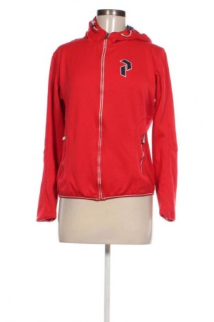 Damen Sweatshirt Peak Performance, Größe M, Farbe Rot, Preis 56,99 €